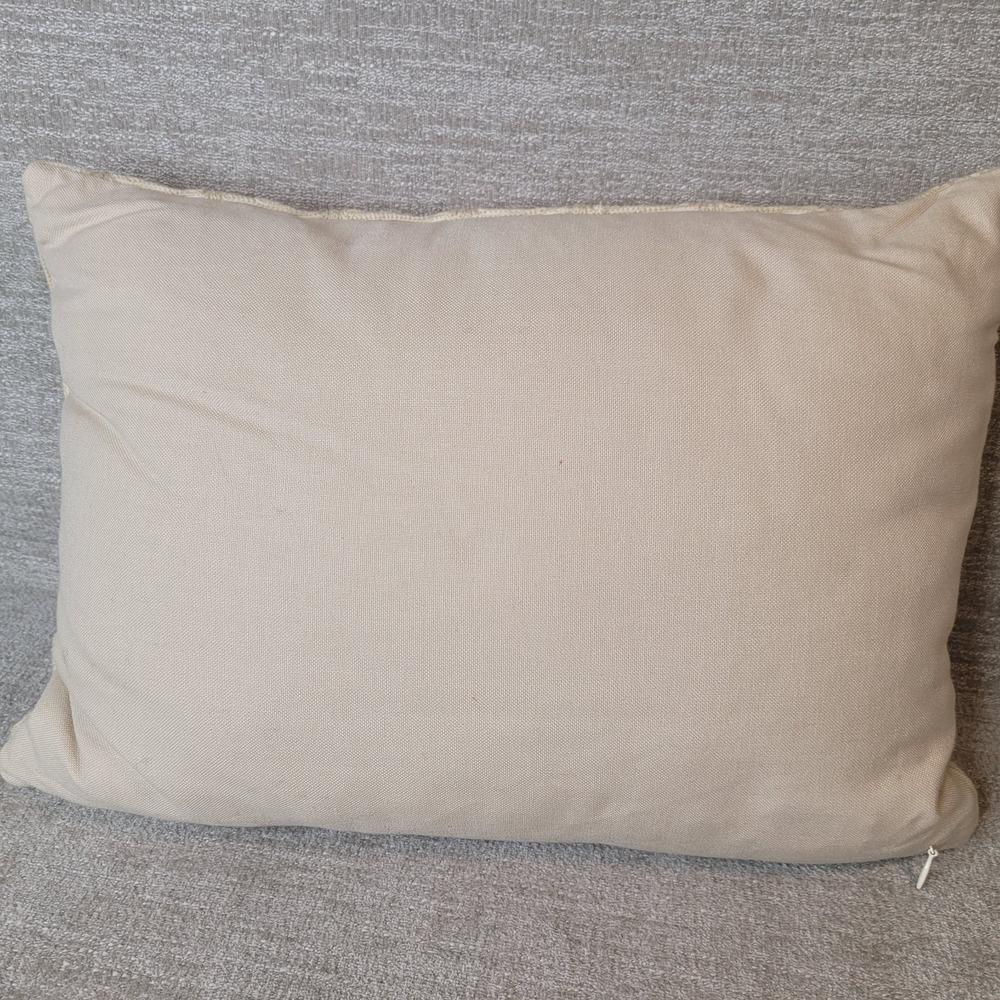 Pottery Barn 12x16 Throw Pillow Yellow Round Swirls 2008 Old Stock - Picture 4 of 10